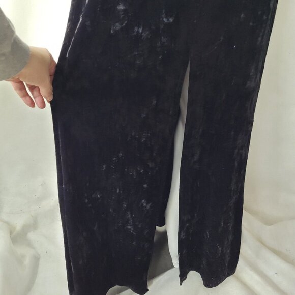 Cachet Dress Womens 14 Black‎ Stretch Velvet Off Shoulder Front Slit Formal Gown - Picture 2 of 12